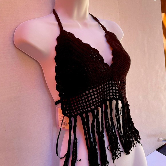 Hand Made crochet tank S/M NWT - Picture 3 of 7